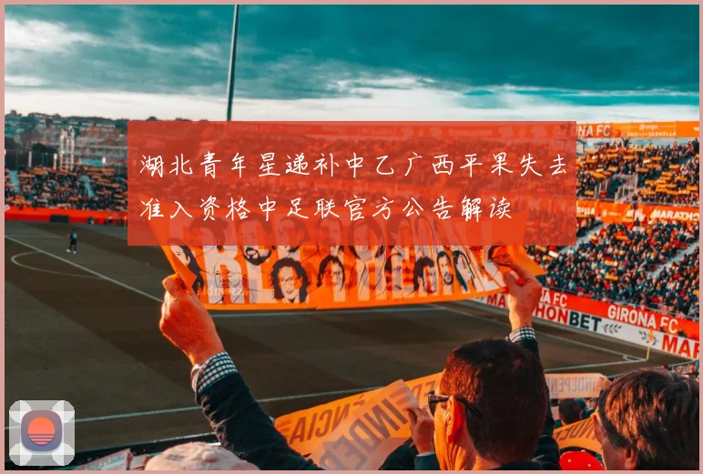 湖北青年星递补中乙广西平果失去准入资格中足联官方公告解读